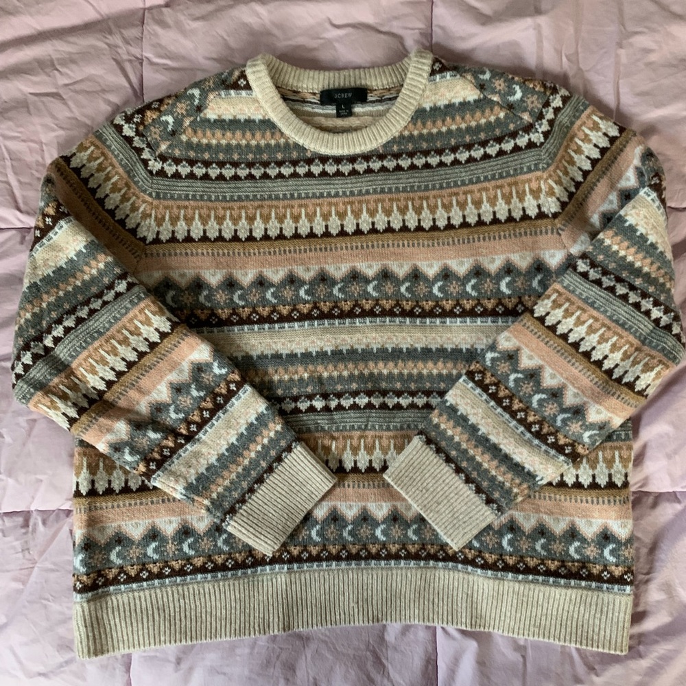 J. Crew Patterned Sweater